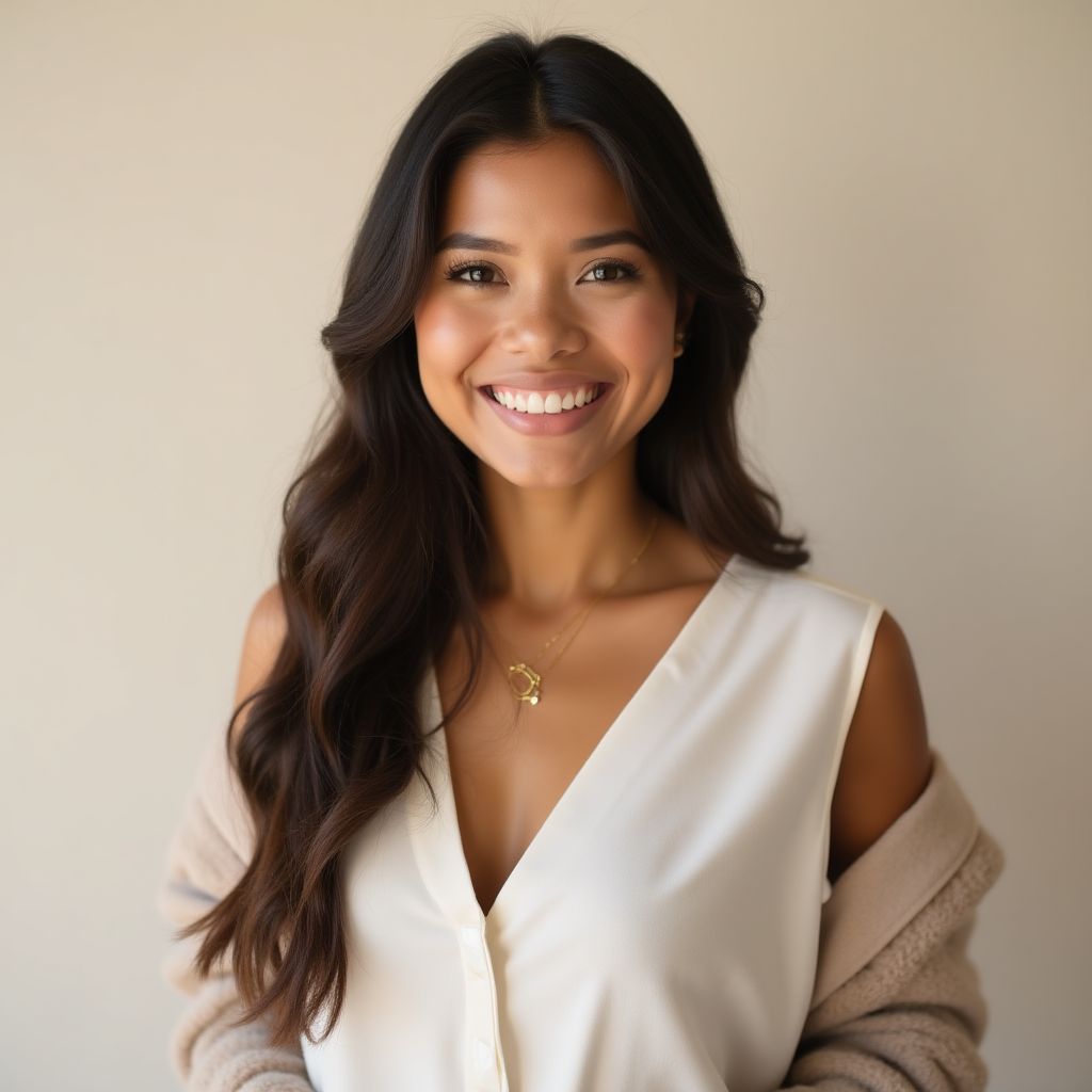 Portrait of a satisfied client