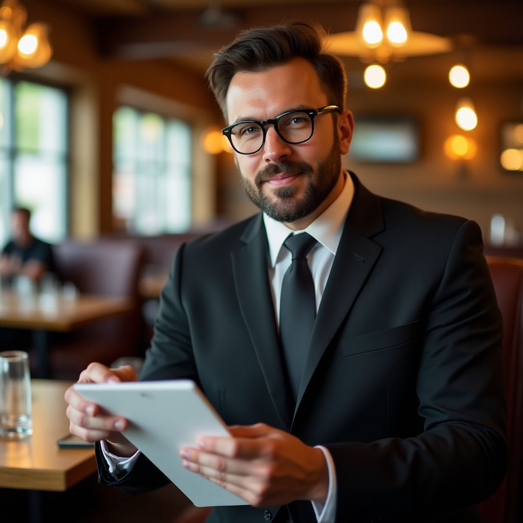 Portrait of a restaurant critic